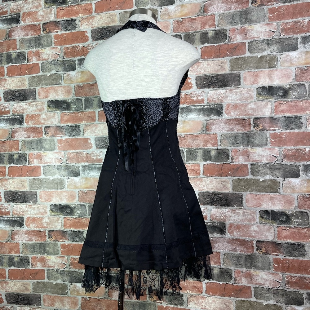 Tripp NYC Fleetwood Corset Gothic Halter Mini Dress - Picture 7 of 8